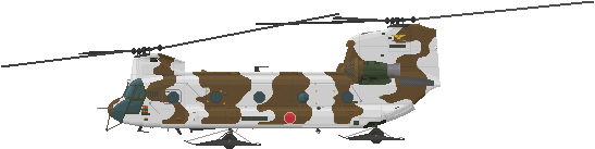 ㎩q CH-47J `k[N 񂶂iXm[V[j ~ s 㕔J