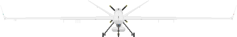 海上保安庁 無操縦者航空機 MQ-9B シーガーディアン 駐機 前面 (1ドット50mm) 2025年10月4日更新 海上保安庁 無操縦者航空機 MQ-9B シーガーディアン 駐機 前面 (1ドット50mm)