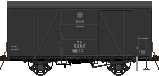 名古屋鉄道 ワム5200形 有蓋車 鋼体化更新車 公式側 2025年5月5日更新 名古屋鉄道 ワム5200形 有蓋車 鋼体化更新車 公式側