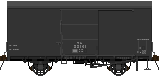 ワム23000形 有蓋車 トキ900改造車 公式側 2025年5月14日更新 ワム23000形 有蓋車 トキ900改造車 公式側